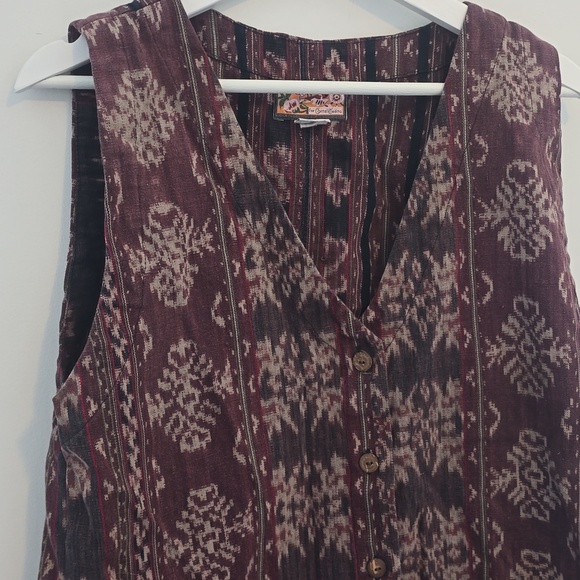 Vintage April Cornell Cottagecore 100% Cotton Dress - Picture 3 of 10